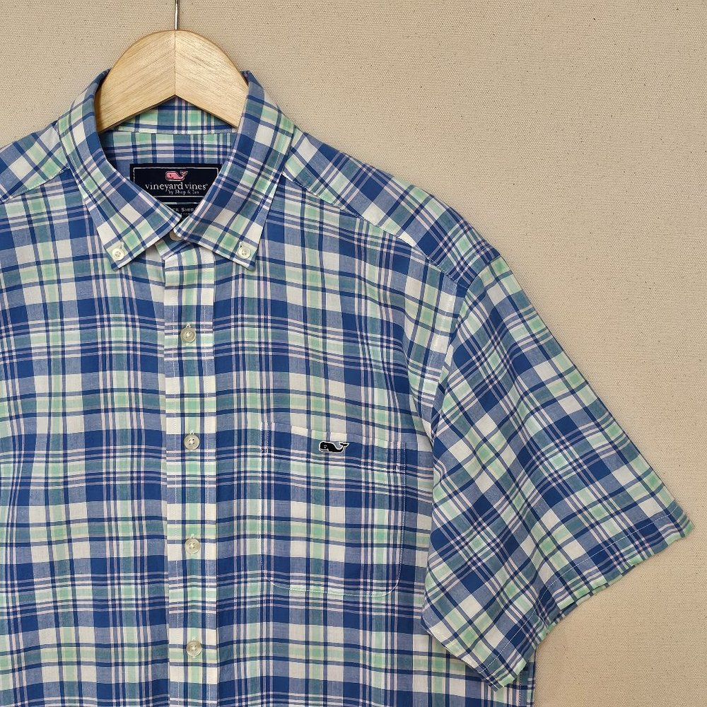 Vineyard Vines Short Sleeve Tucker Shirt M